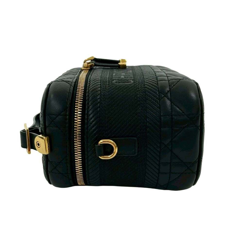 CHRISTIAN DIOR Black Leather Shoulder Bag - Picture 5 of 10